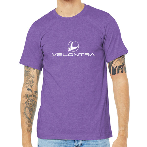 Velontra Printed - Unisex Heather CVC Short Sleeve Tee Thumbnail